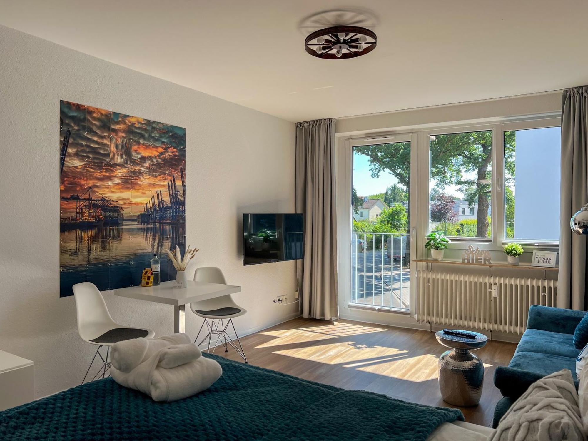 Ankerherz Appartements Bei Blankenese Amburgo Camera foto